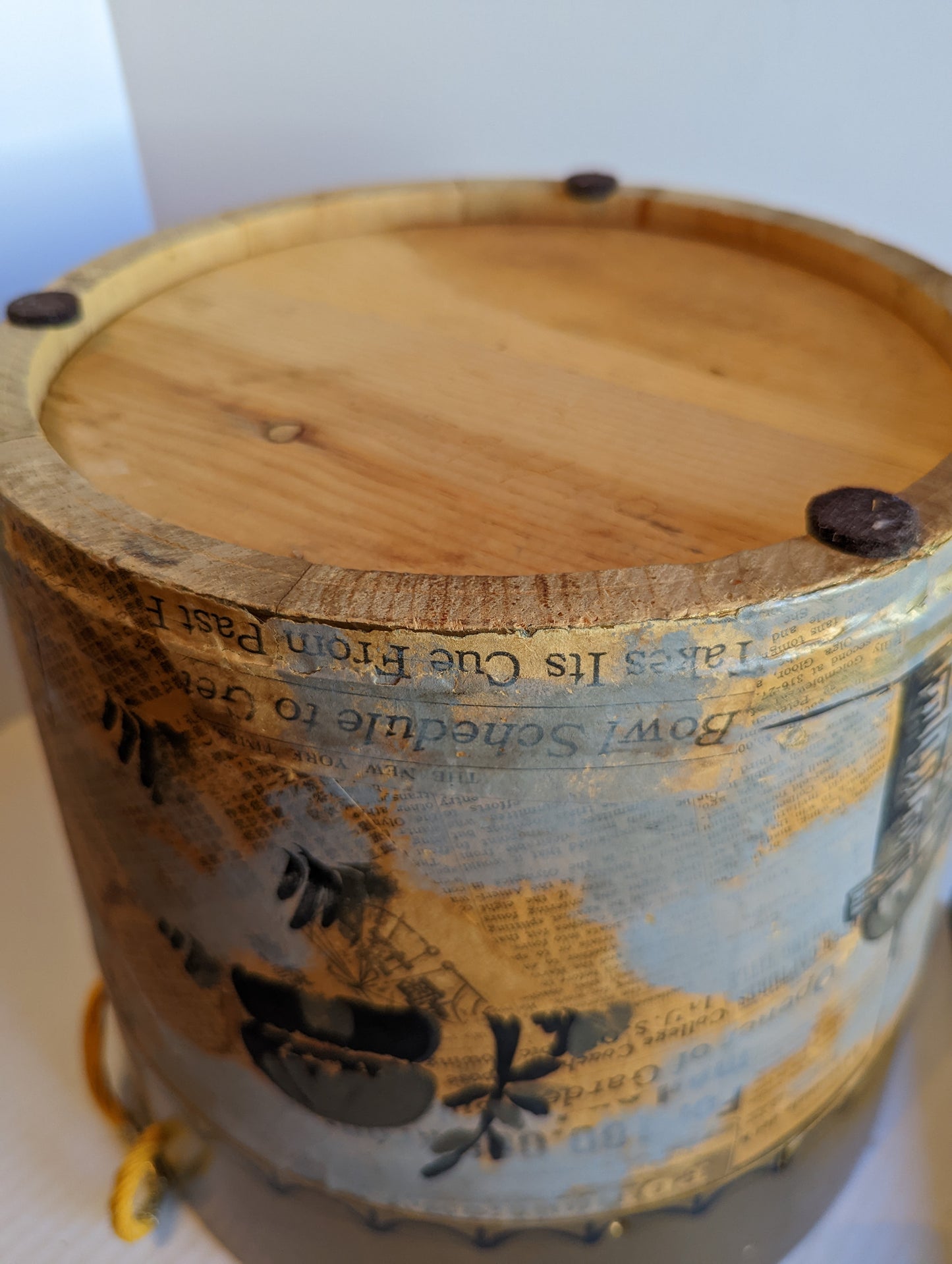 Wooden Vintage Basket