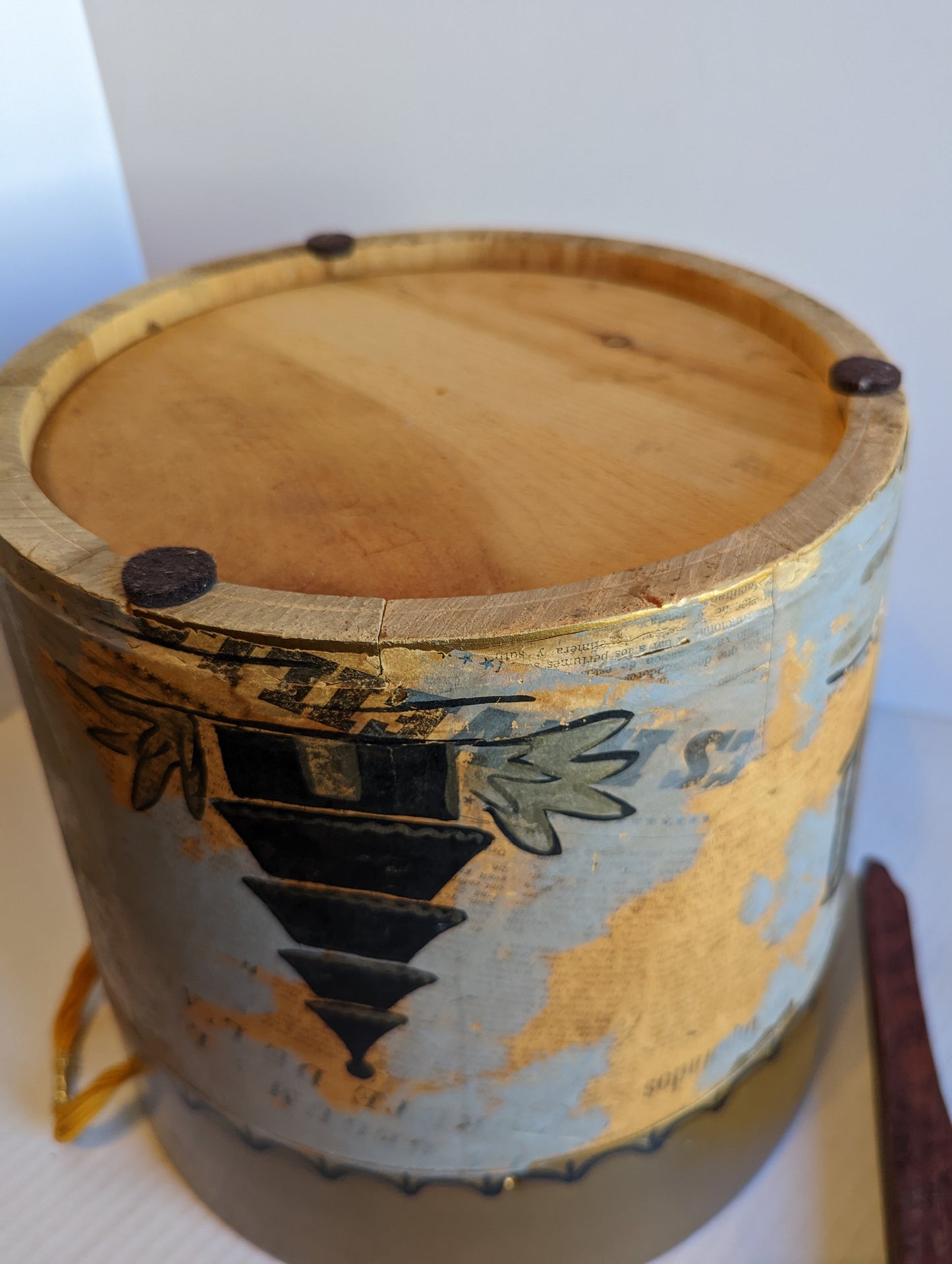 Wooden Vintage Basket