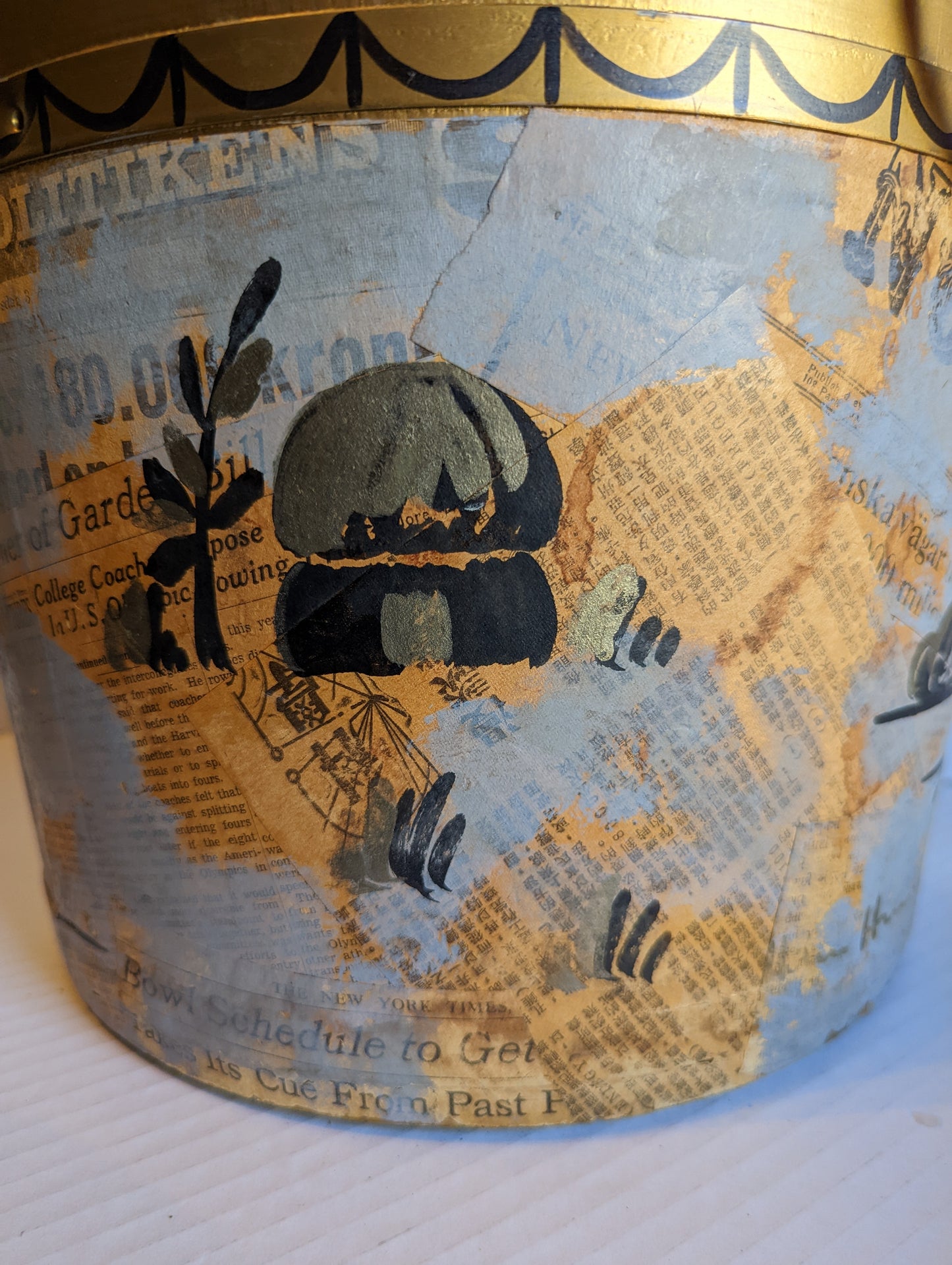 Wooden Vintage Basket