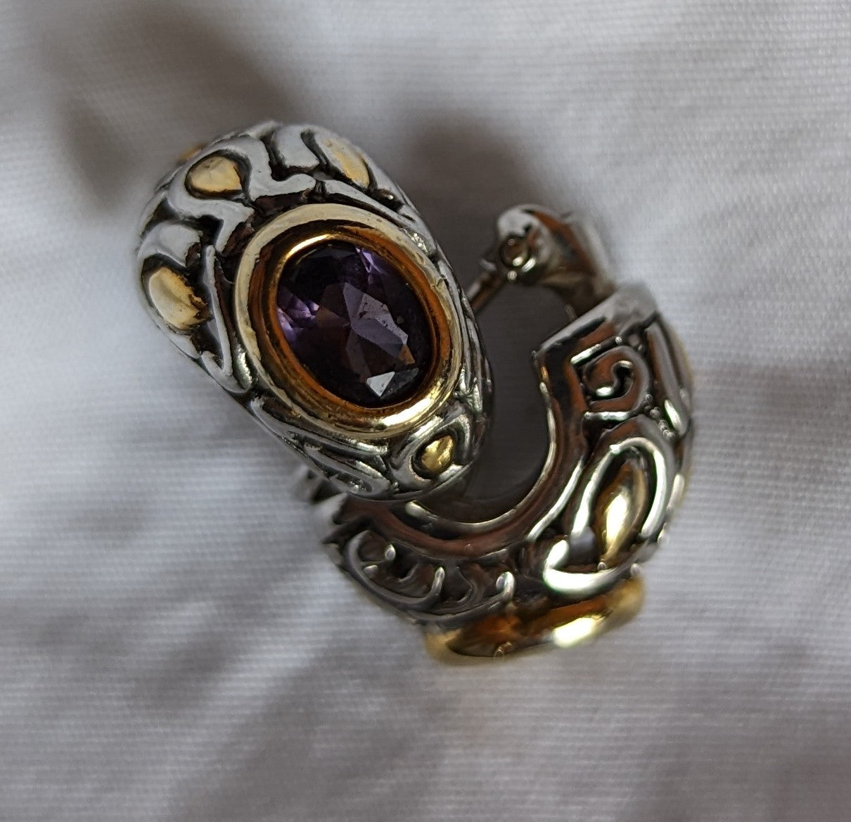 Gold/Silver Earclip Earrings