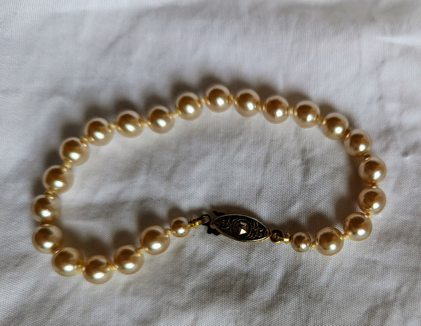 Faux Pearl Vintage Bracelet