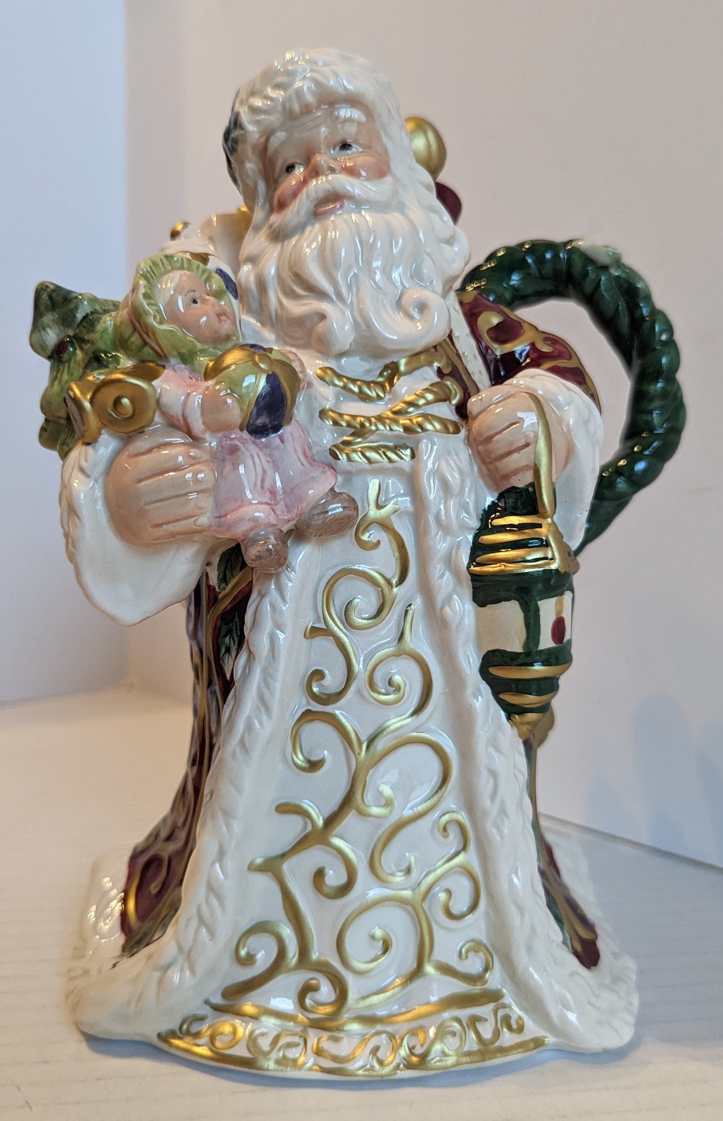 Opulence Santa Teapot Vintage in original box