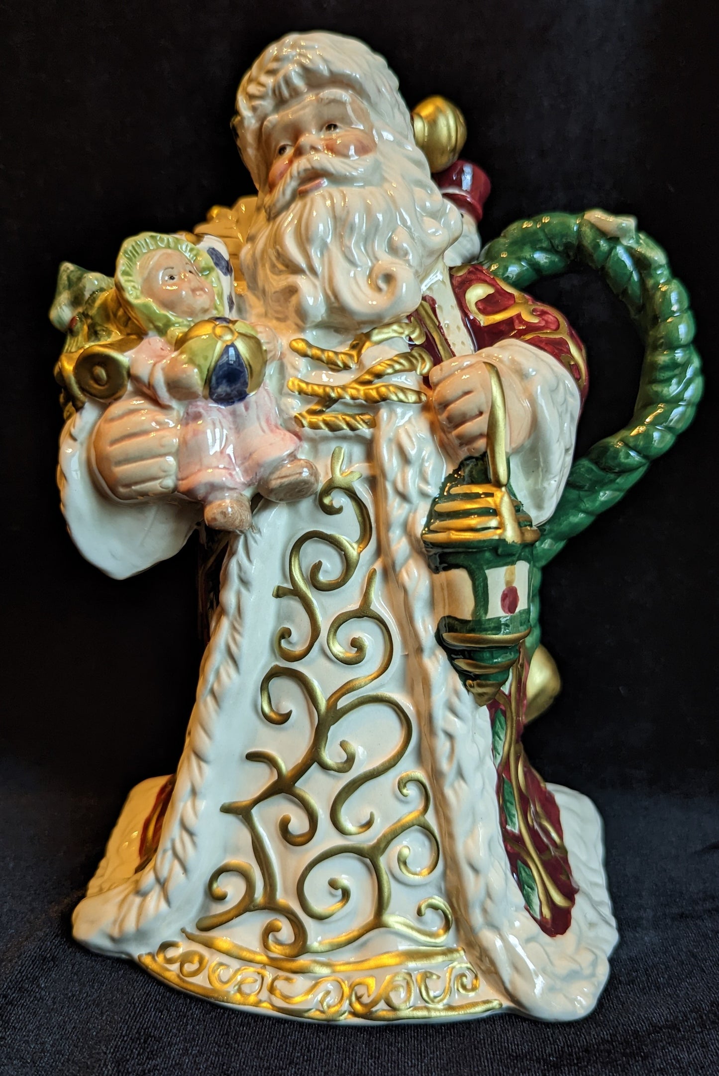 Opulence Santa Teapot Vintage in original box