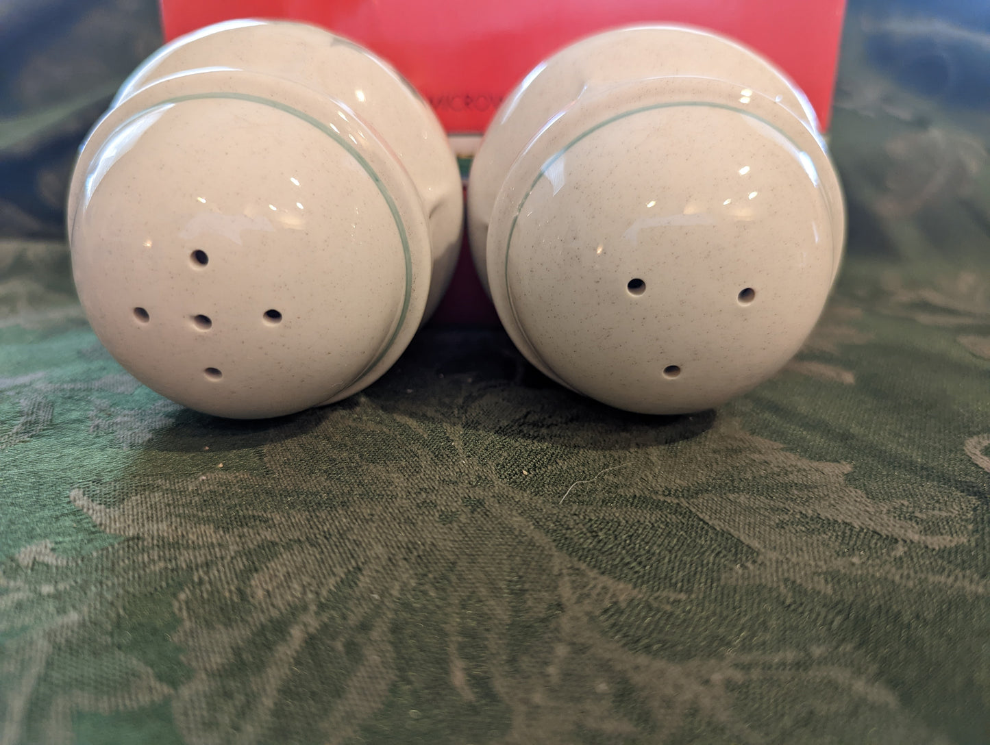 International China Marmalade Christmas Vintage Salt/Pepper Shakers