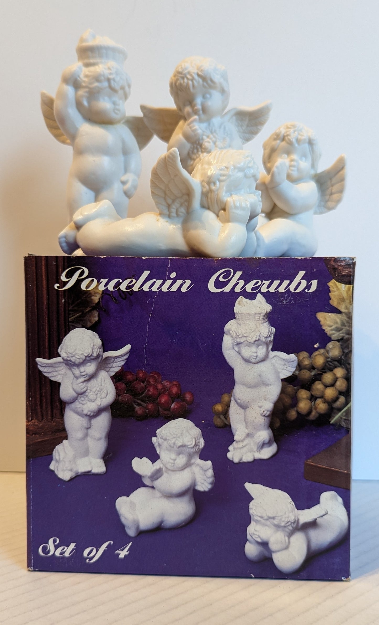 Vintage Porcelain Cherubs (Set of 4)