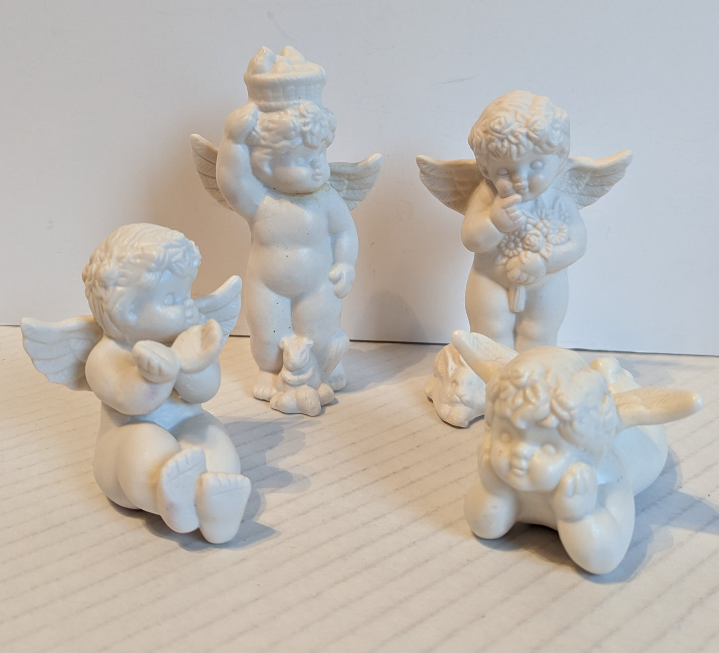 Vintage Porcelain Cherubs (Set of 4)