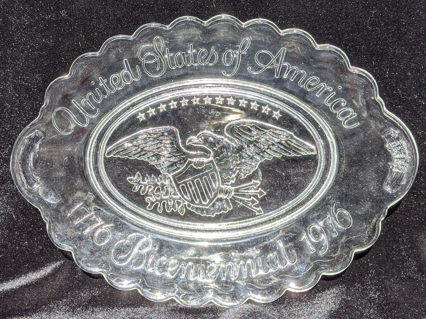 Vintage Avon United States of America Bicentennial Candy Dish