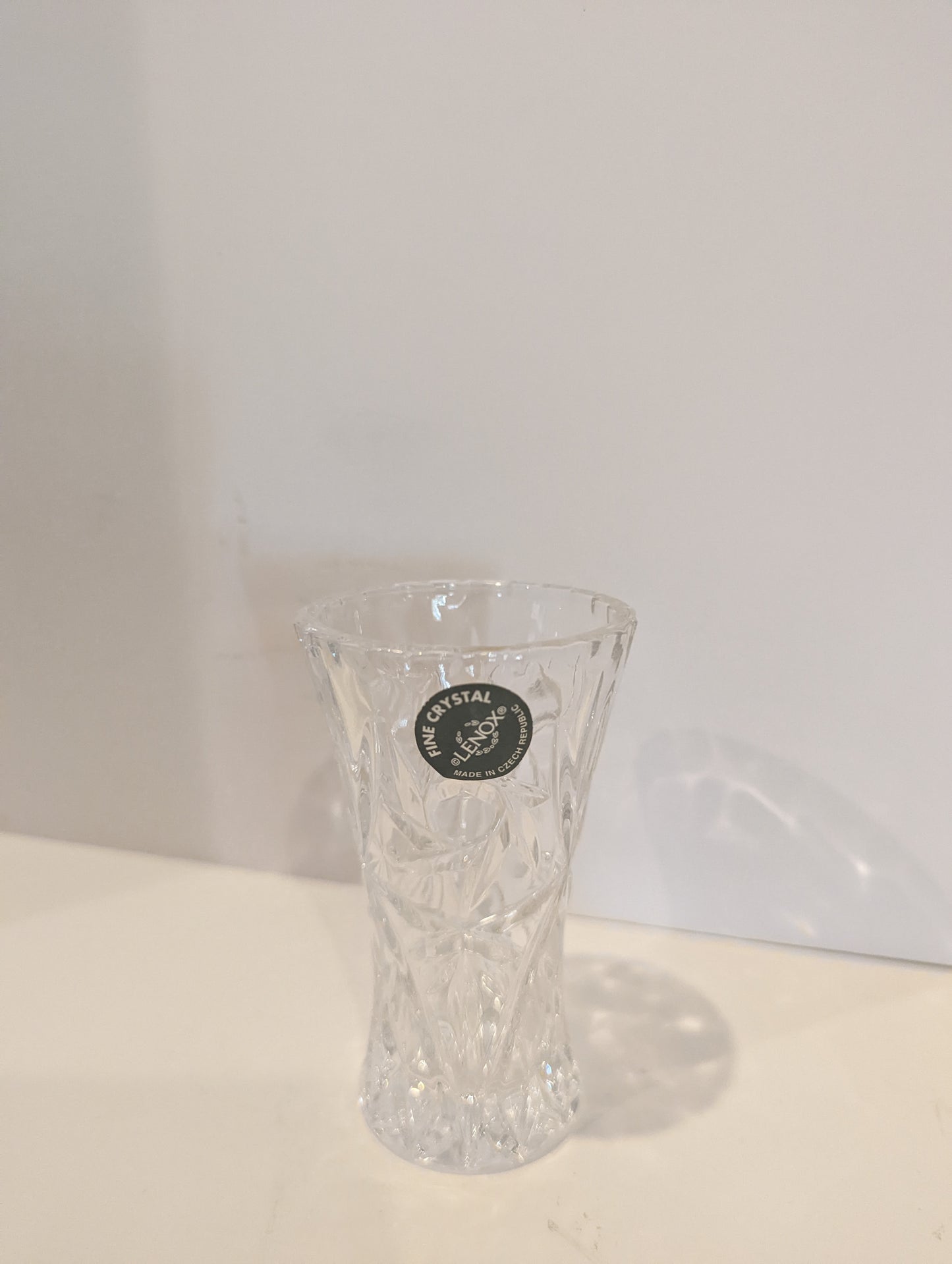 Vintage Lenox Crystal Star Vase with COA