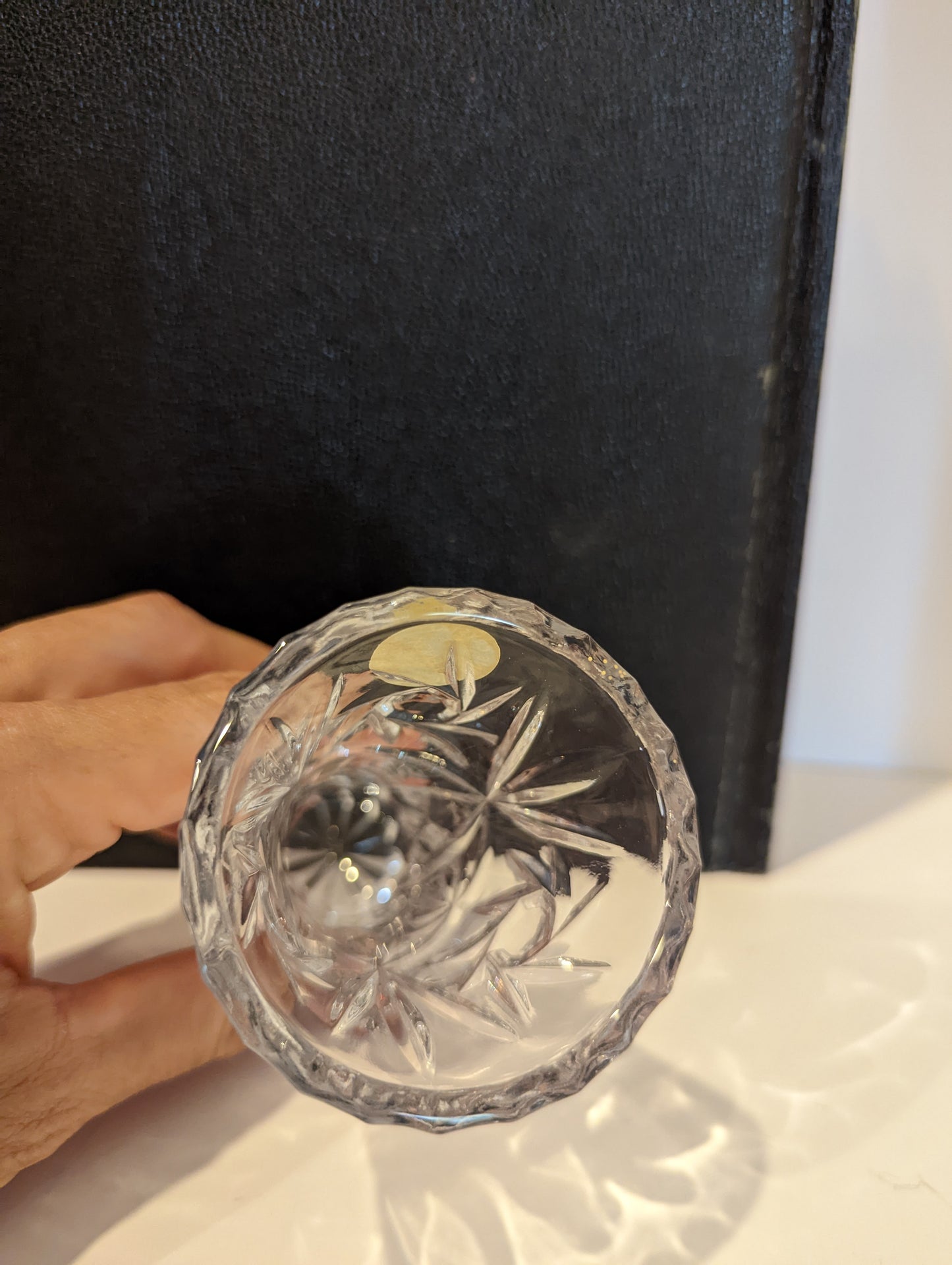 Vintage Lenox Crystal Star Vase with COA