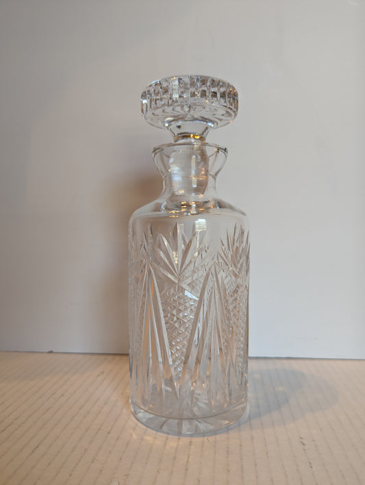 Vintage Crystal Decanter with Stopper