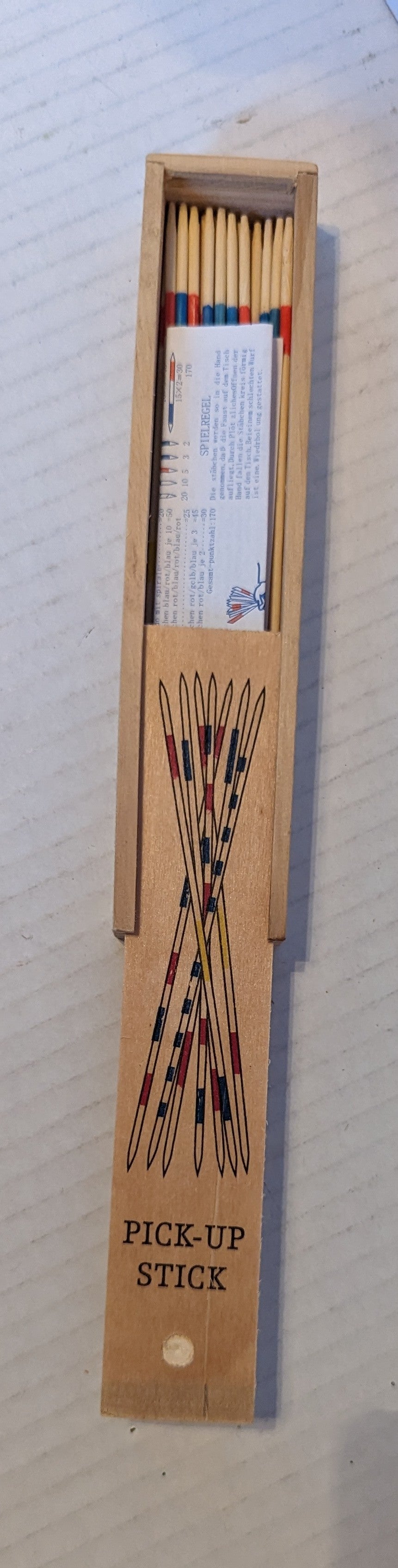 Wooden Pick-Up Sticks Game