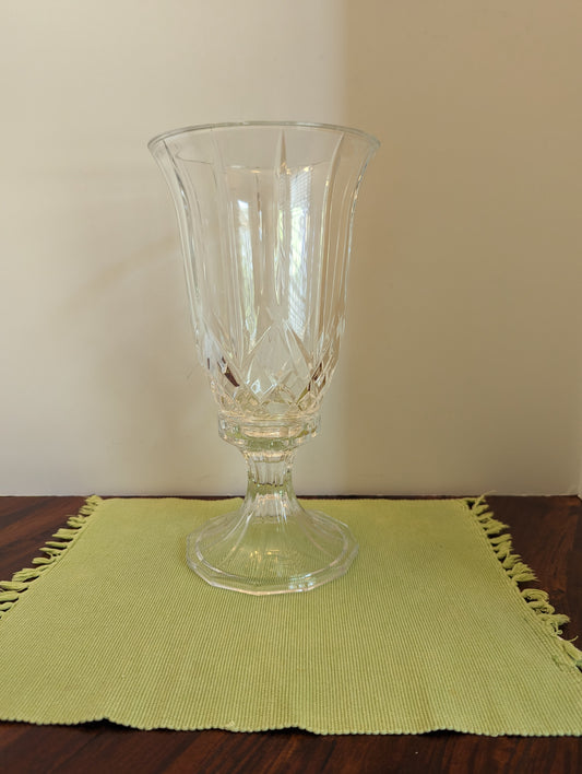 Large Crystal Shannon Hurricane Lamp