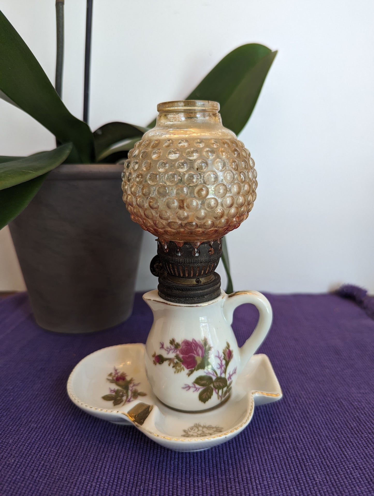 Small Vintage Oil Lamp