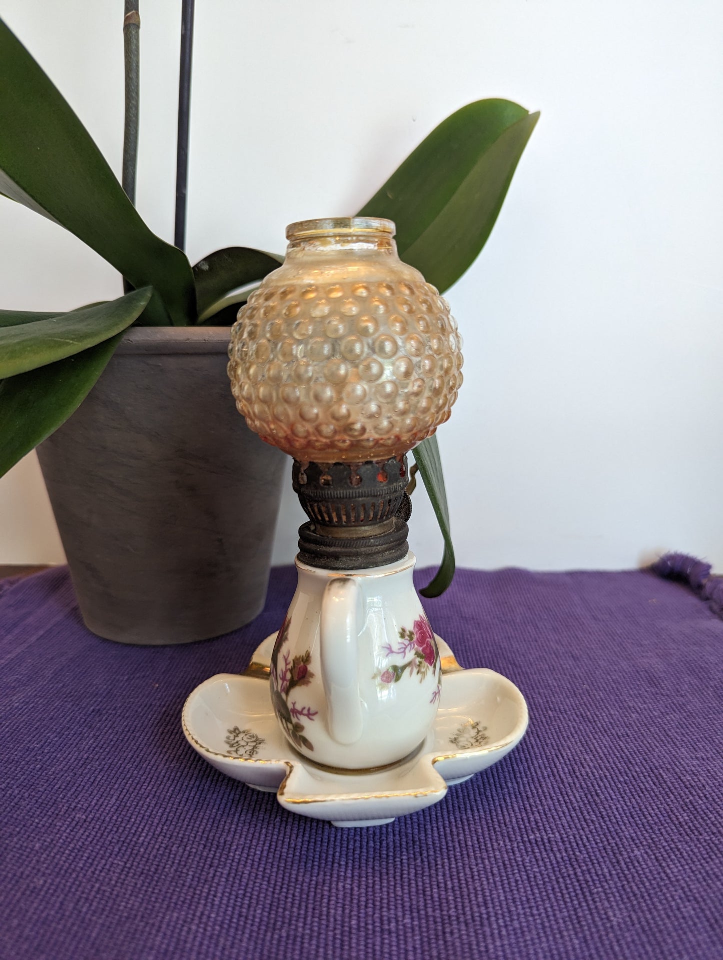 Small Vintage Oil Lamp