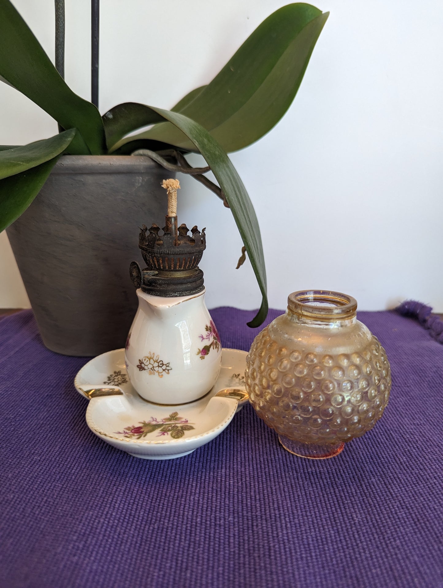 Small Vintage Oil Lamp