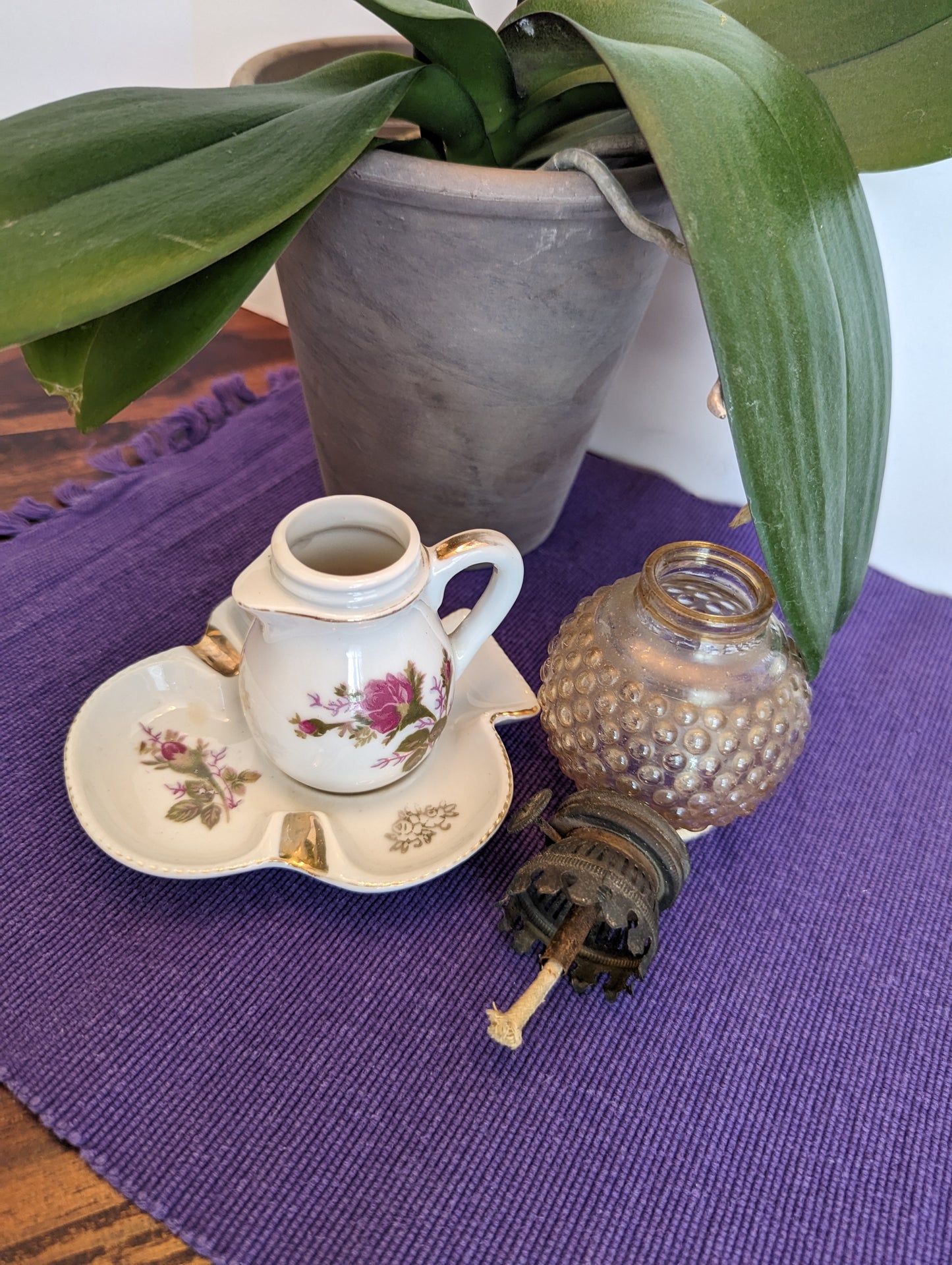 Small Vintage Oil Lamp