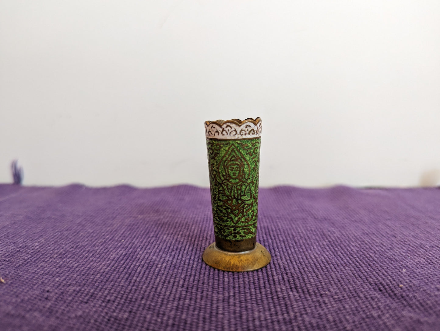 Miniature Brass Bud Vase/Incense Burner/Toothpick Holder