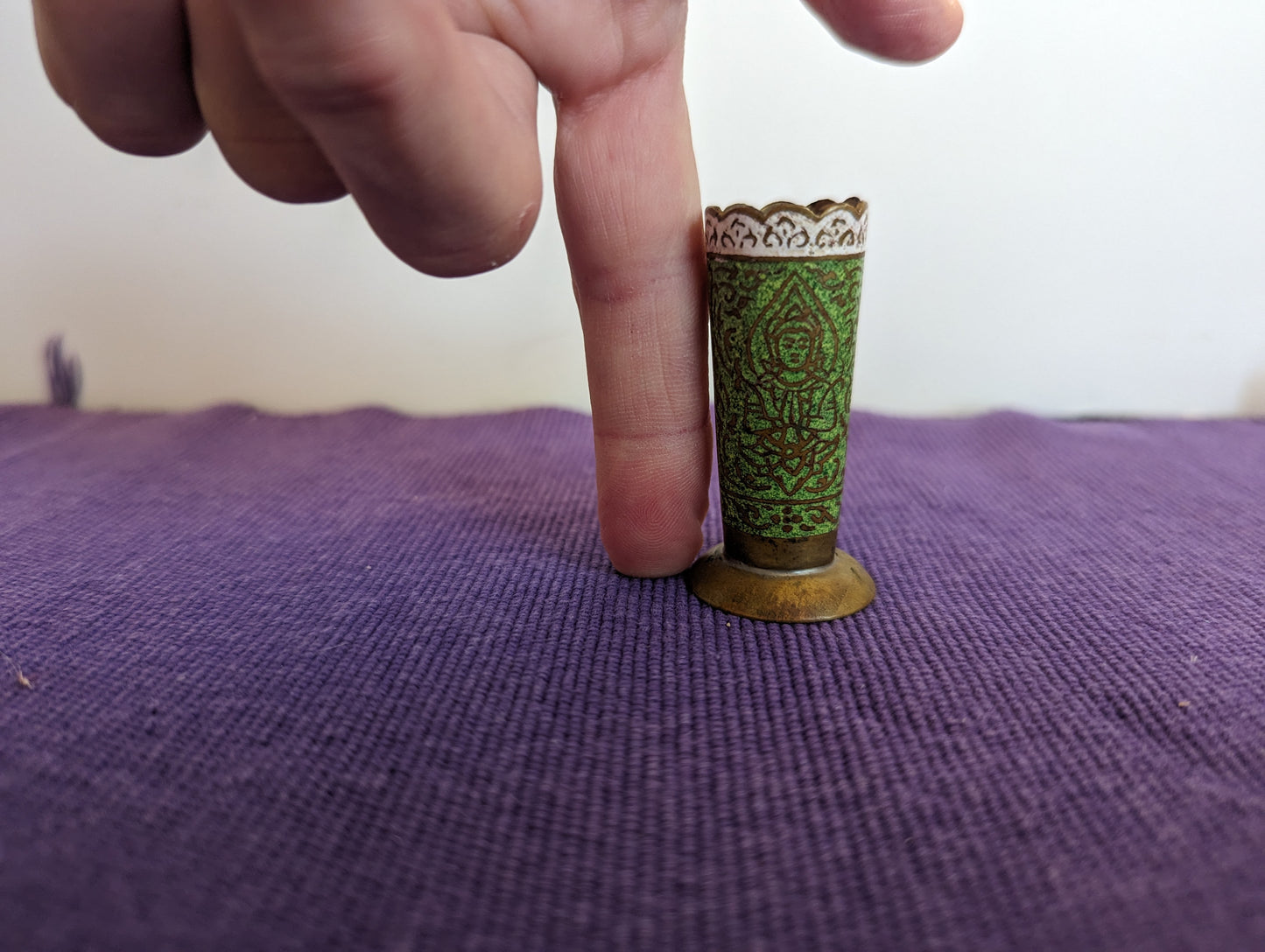 Miniature Brass Bud Vase/Incense Burner/Toothpick Holder