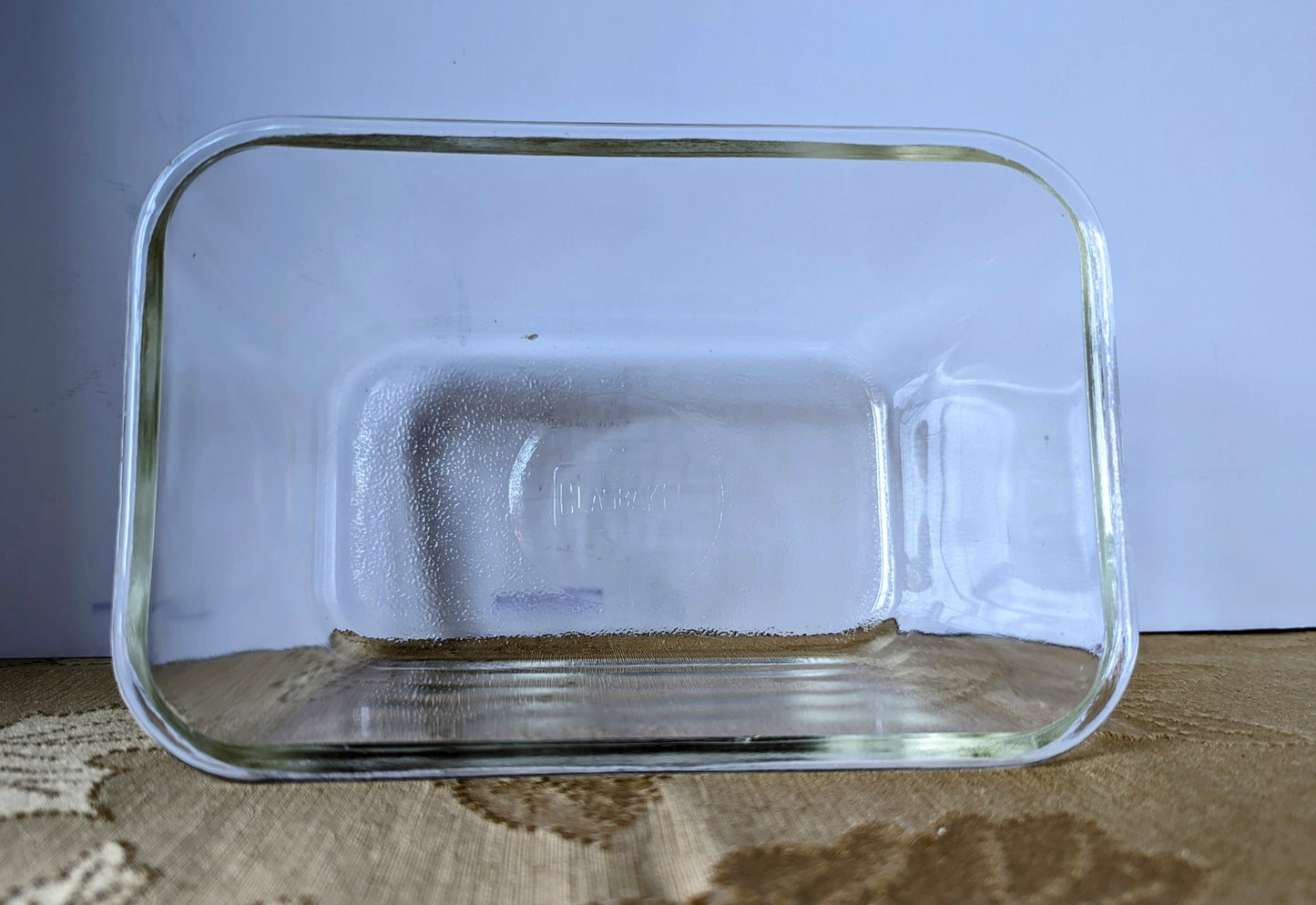 Glasbake Bread Loaf Glass USA 805