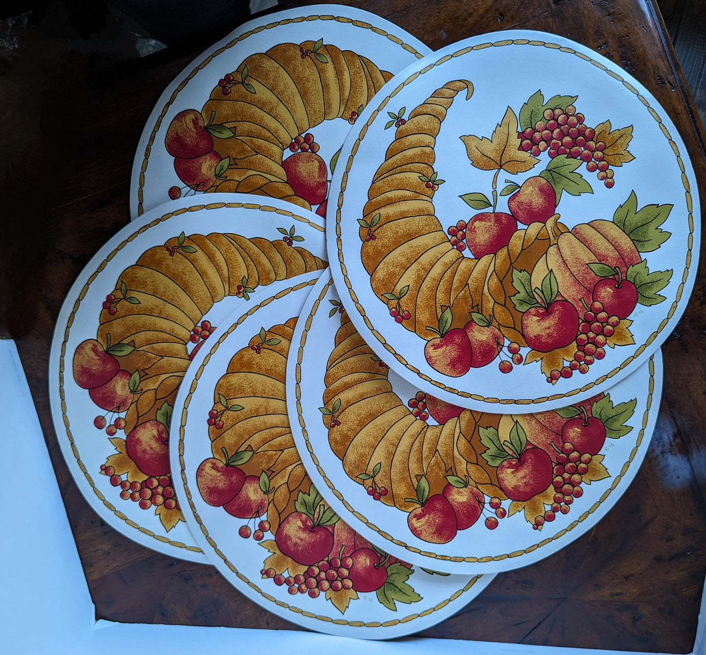 K-Mart Autumn Fest Vinyl Placemats (5)