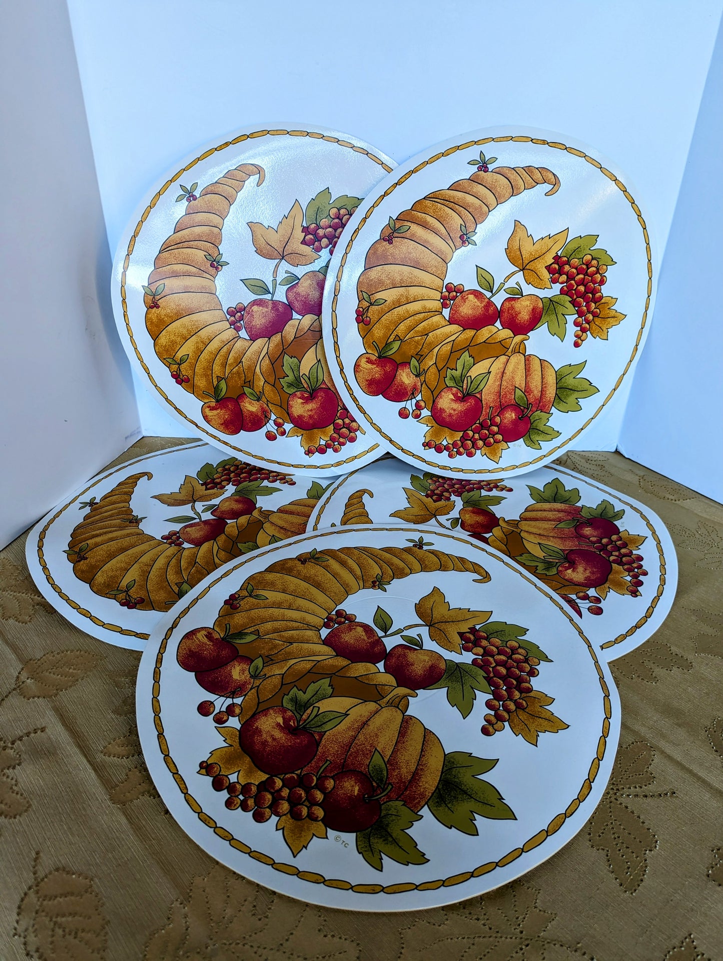 K-Mart Autumn Fest Vinyl Placemats (5)