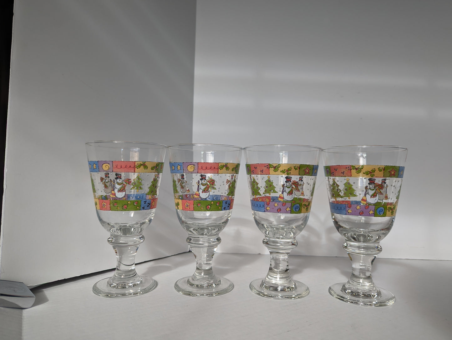 Sue Zipkin Sweet Shoppe Christmas by Sango Snowmen Goblets (4)