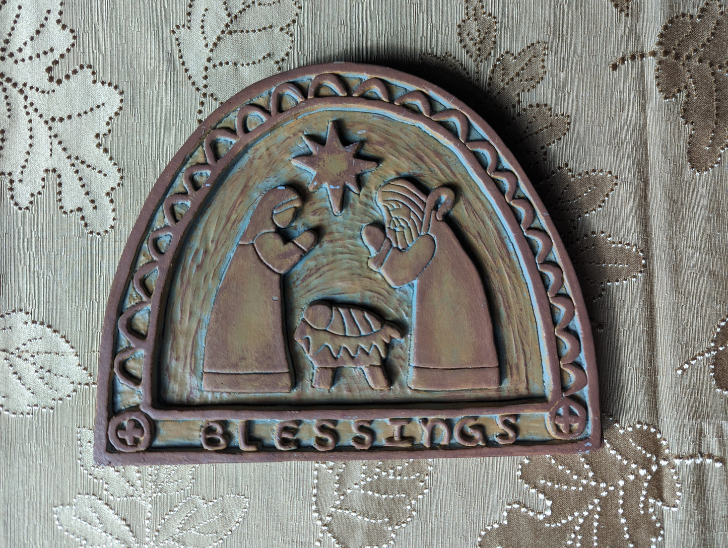 Plaque Nativity Blessings