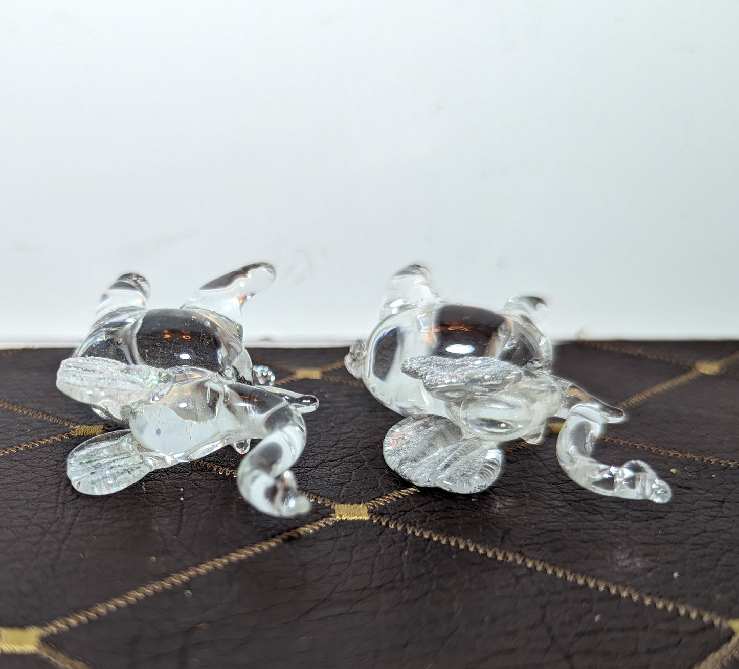 Miniature Handblown Glass Elephants