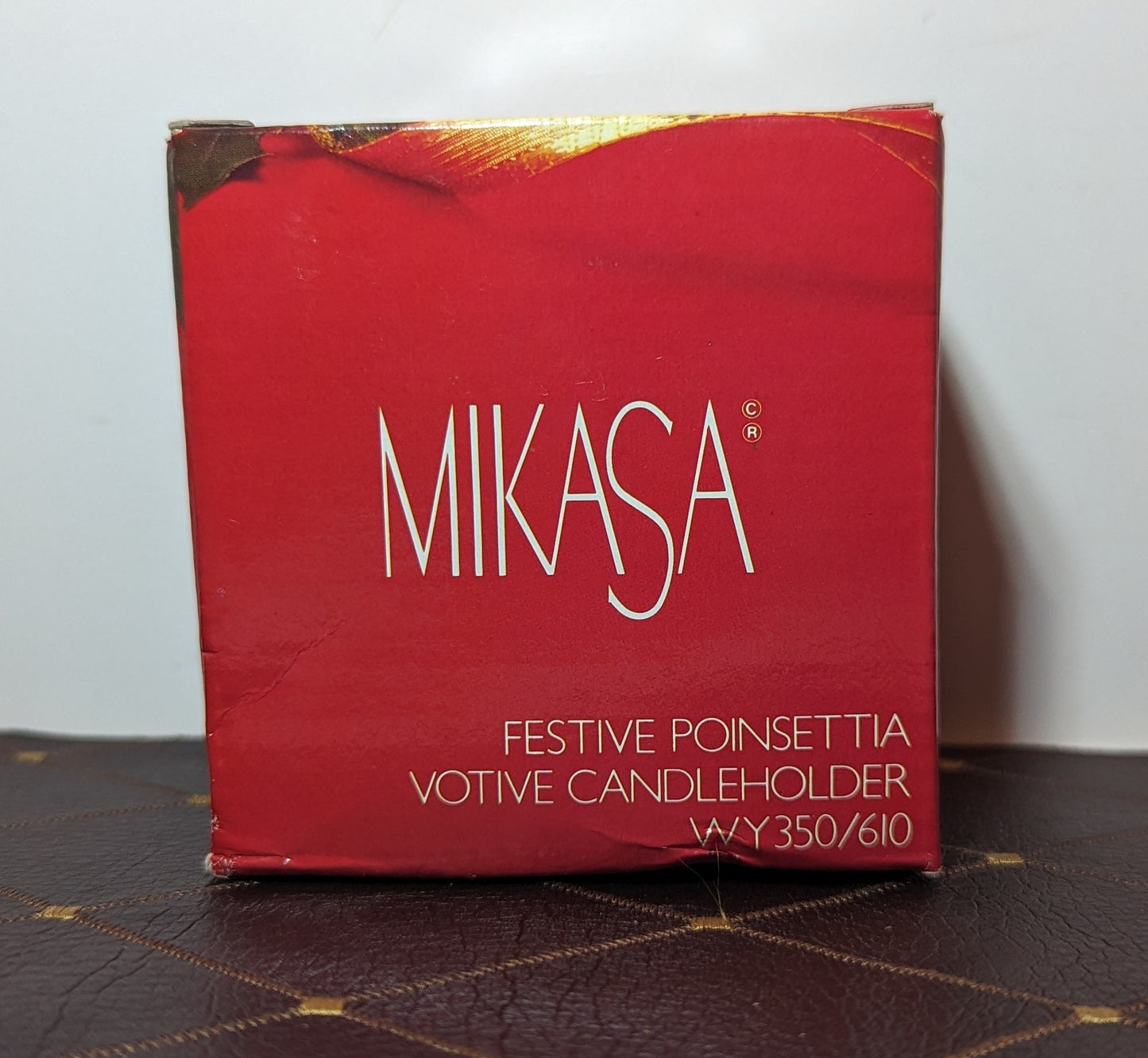 Mikasa Festive Poinsettia Votive Holder