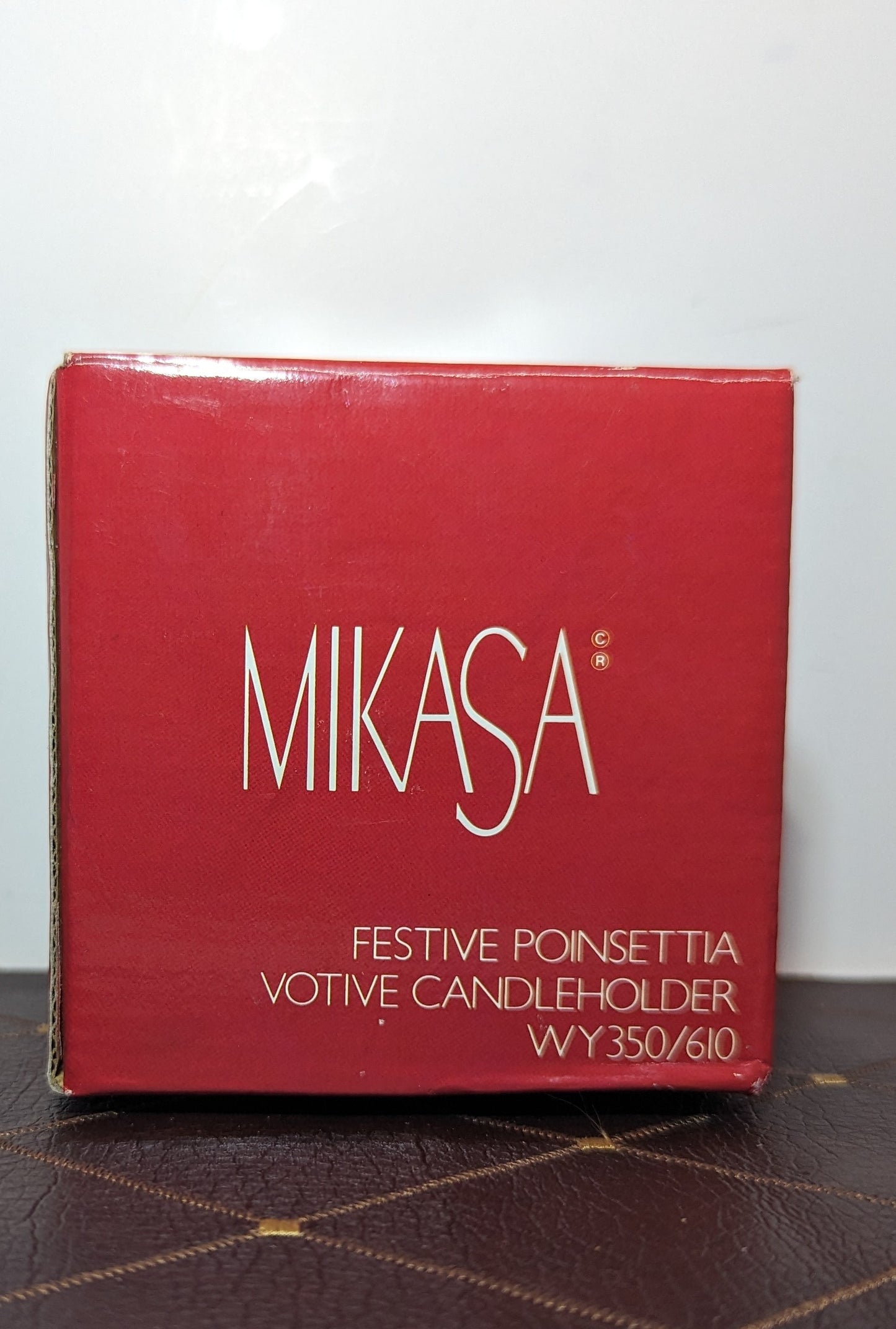 Mikasa Festive Poinsettia Votive Holder