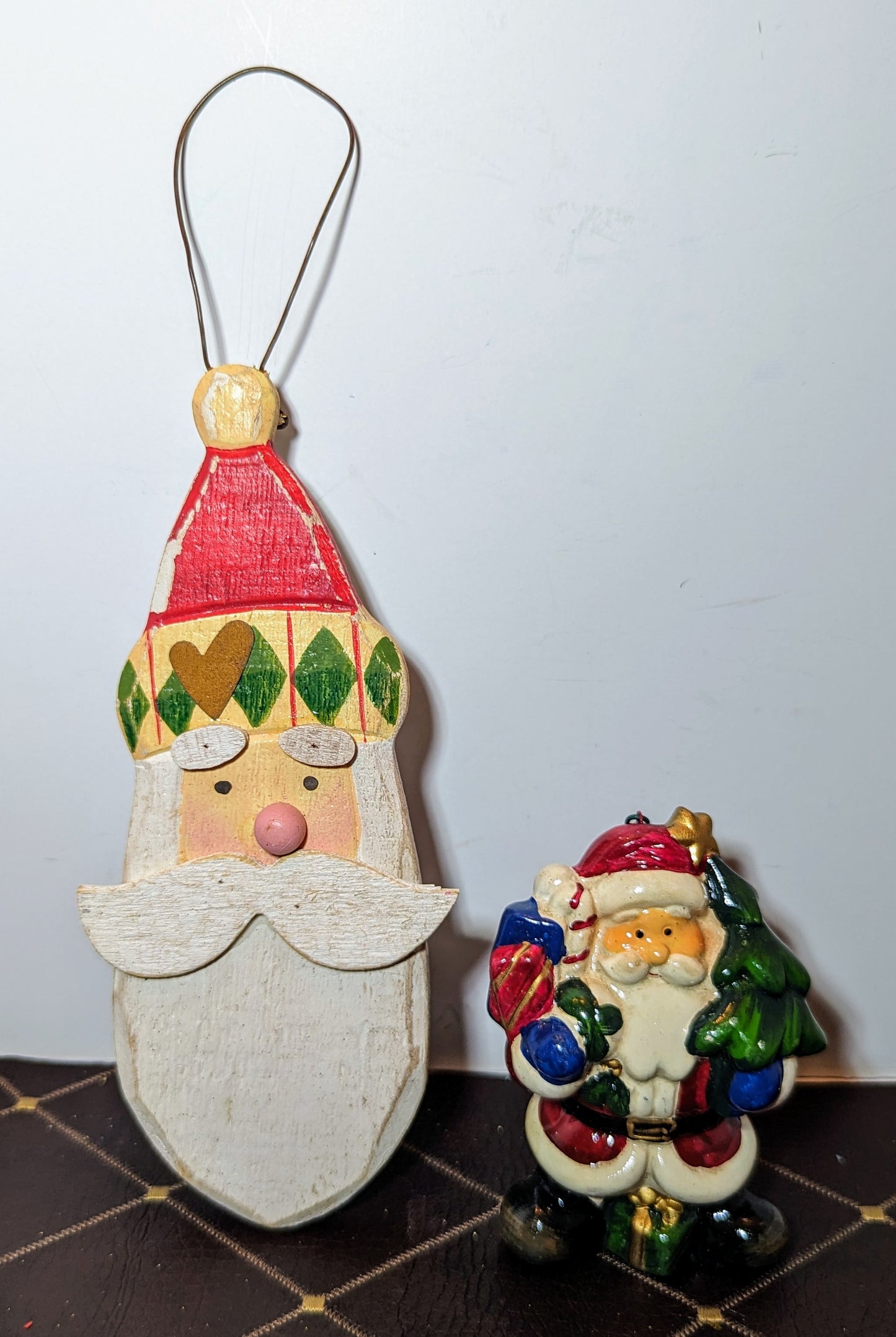 Santa Ornaments