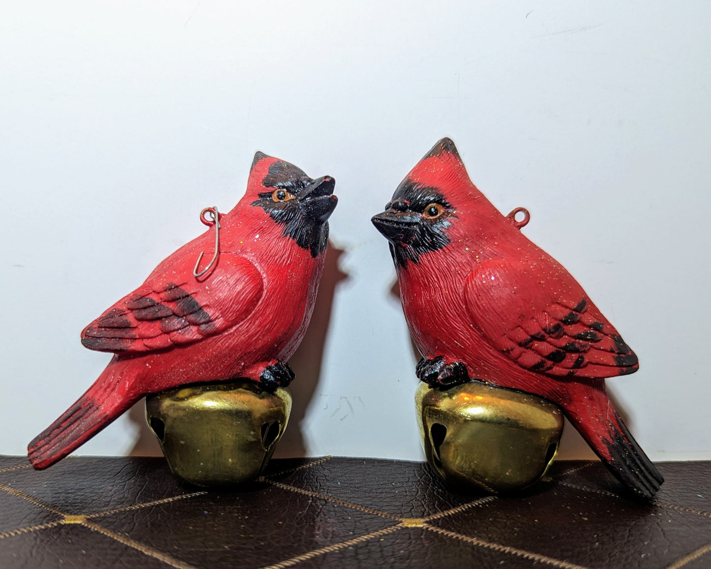 Cardinal and Bell Ornaments