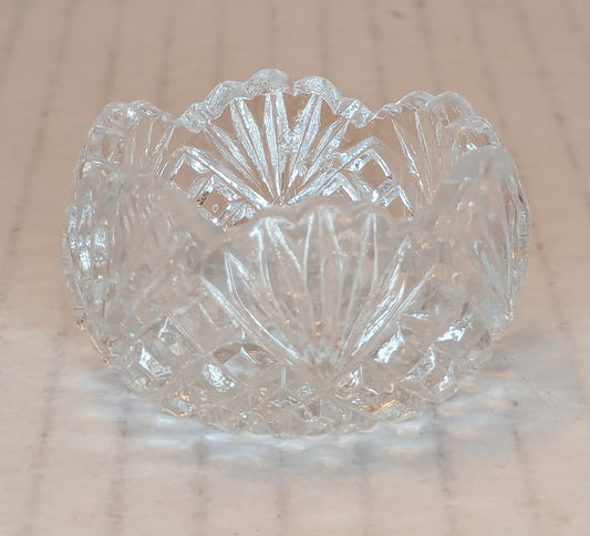 Vintage Crystal Salt Cellar