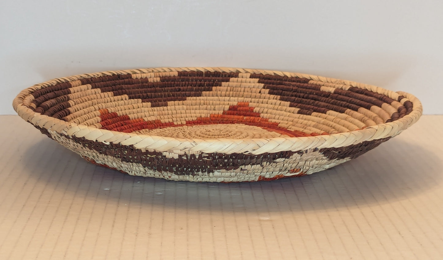 Navajo Hand Woven Basket with Star Shape