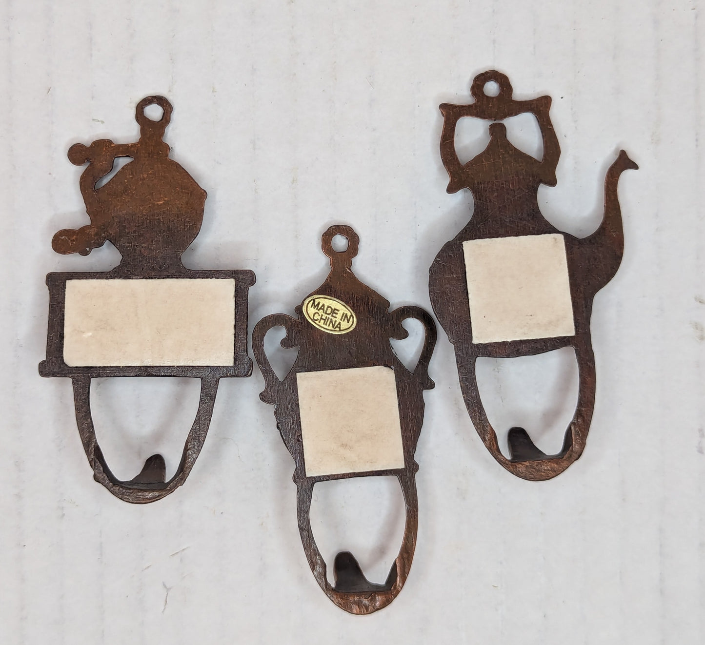 Vintage 1970's Decorative Hooks (3)