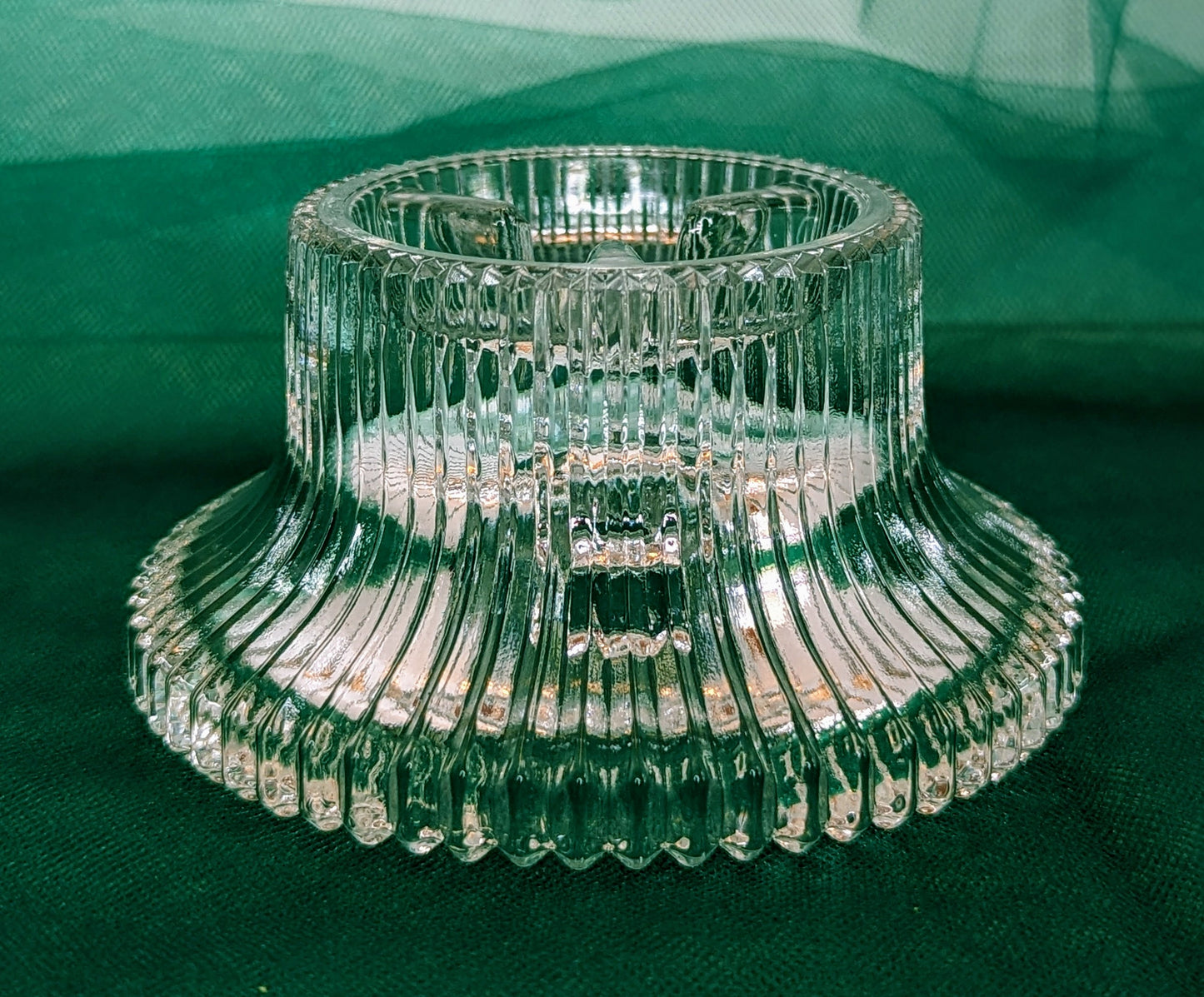 Lancaster Colony Co. Indiana Glass Reflections Candle Holder