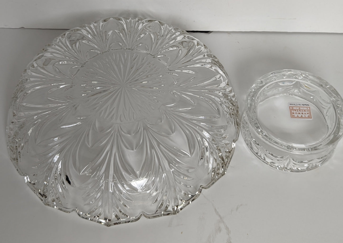 Fifth Avenue Crystal Serving Set