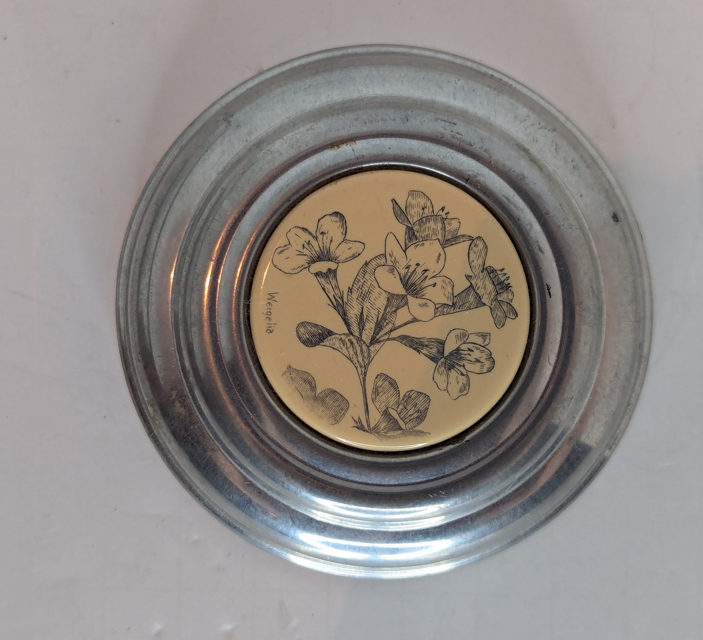 Vintage KIKH Stieff Pewter Paperweight