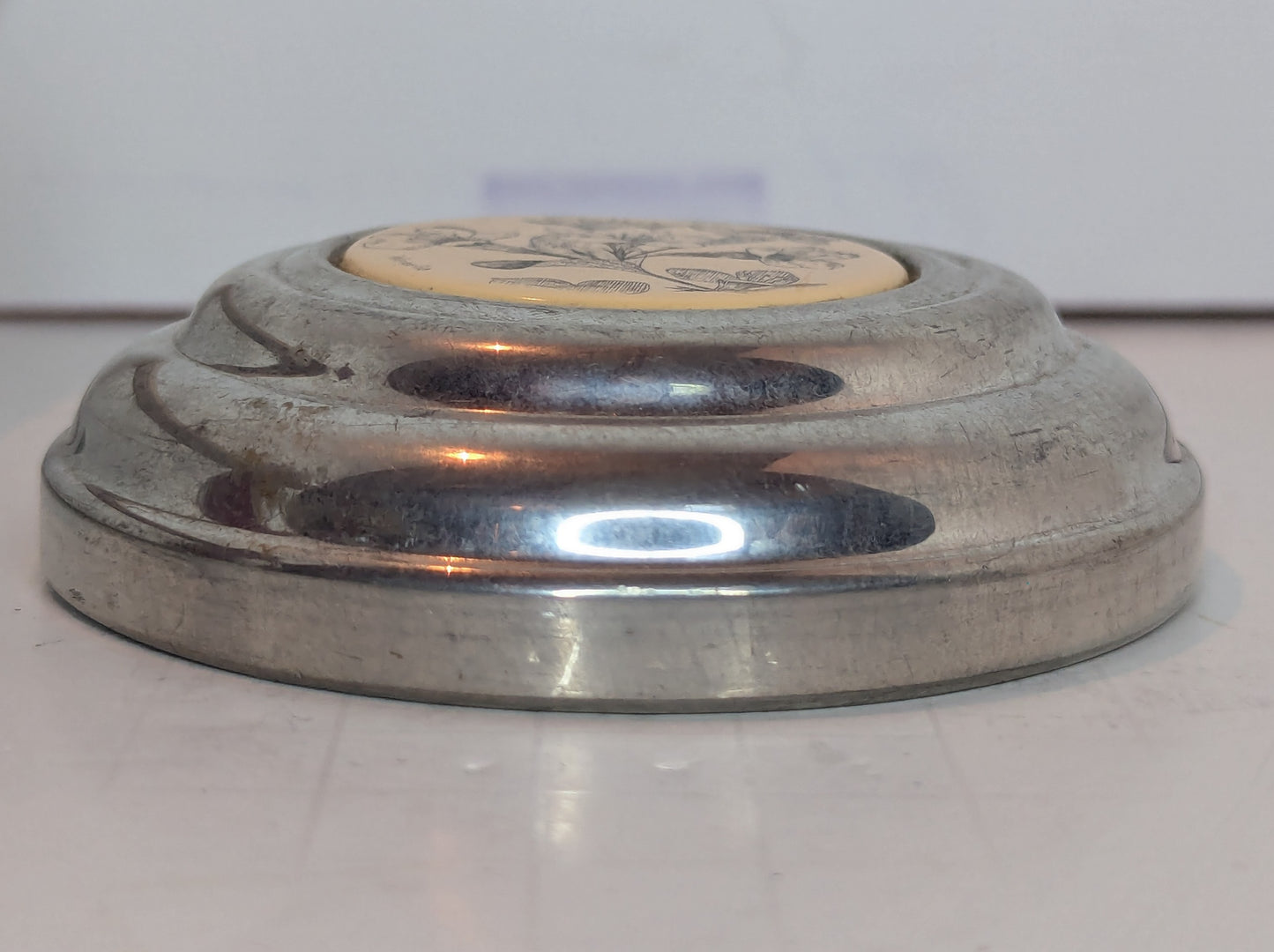 Vintage KIKH Stieff Pewter Paperweight