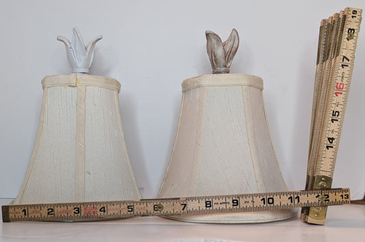 Cloth Lamp Shades with Finials