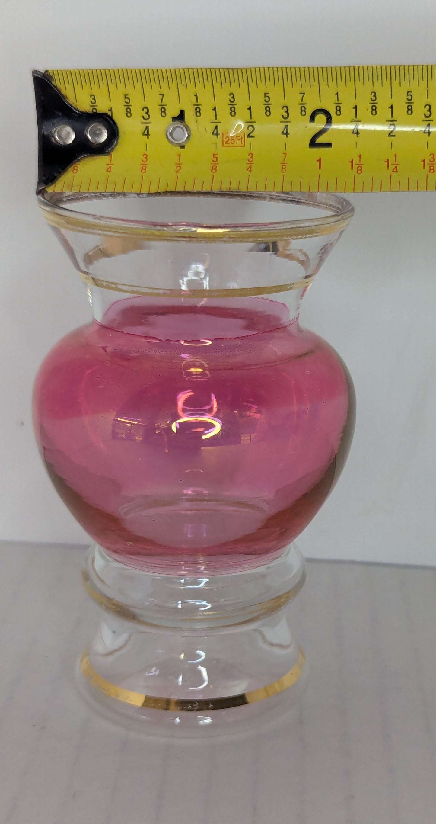 1940-50's Bartlett Collins Cranberry Bud Vase