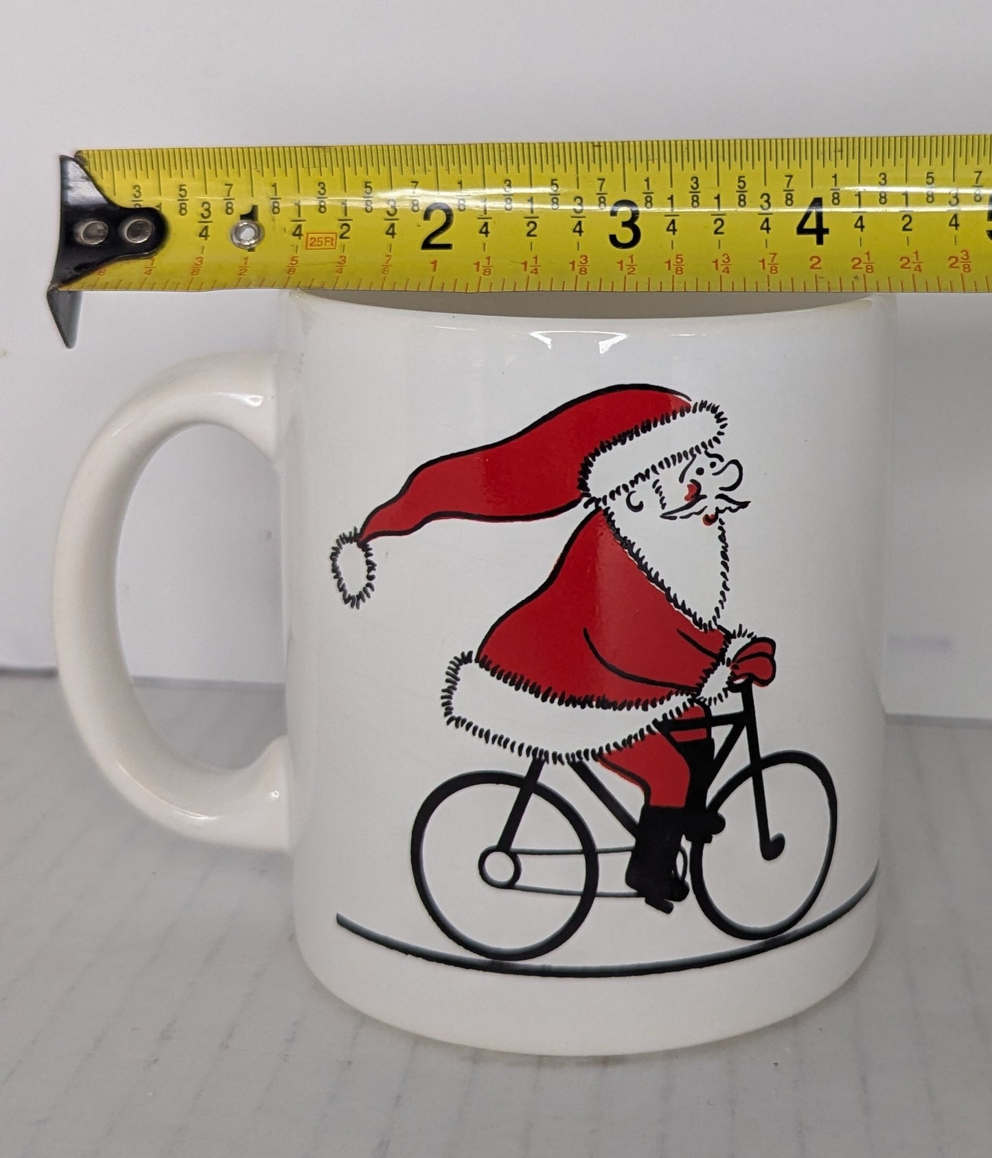 Waechtersbach Vintage Santa on Bicycle Cup