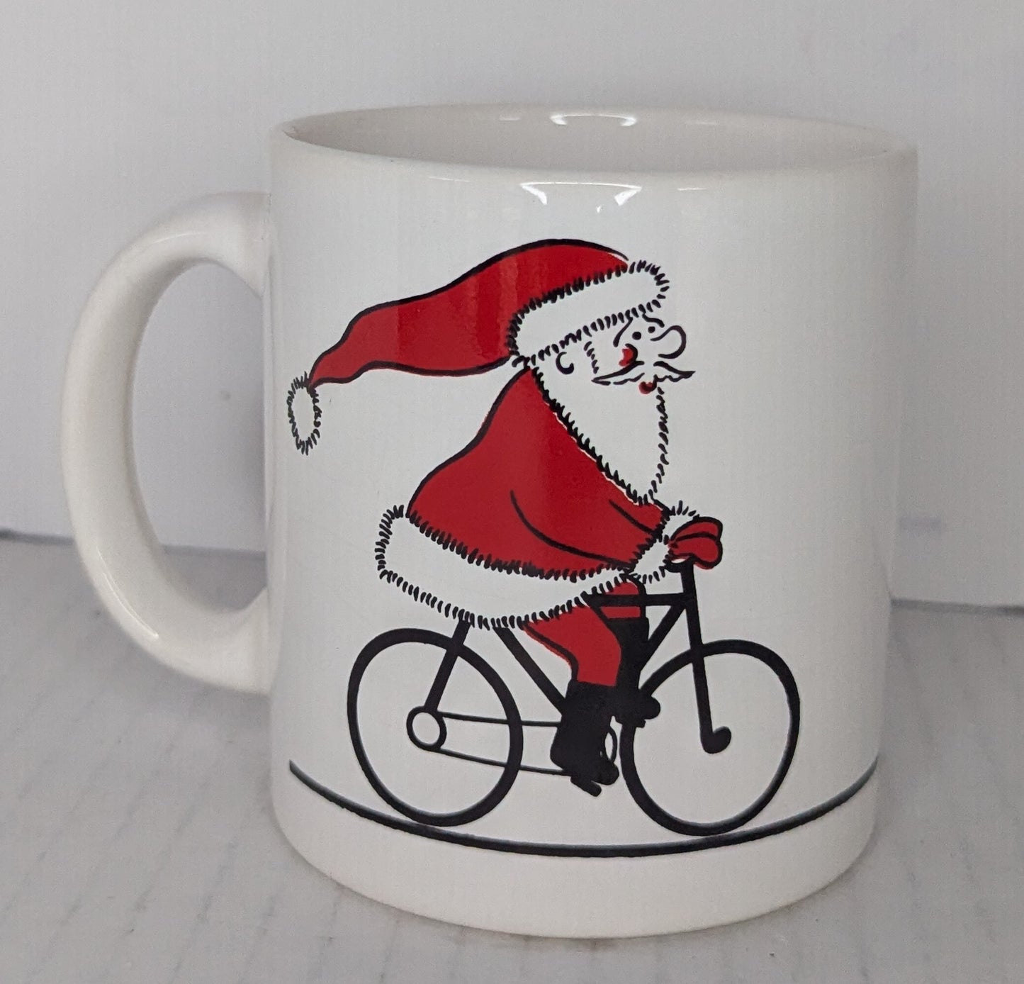 Waechtersbach Vintage Santa on Bicycle Cup