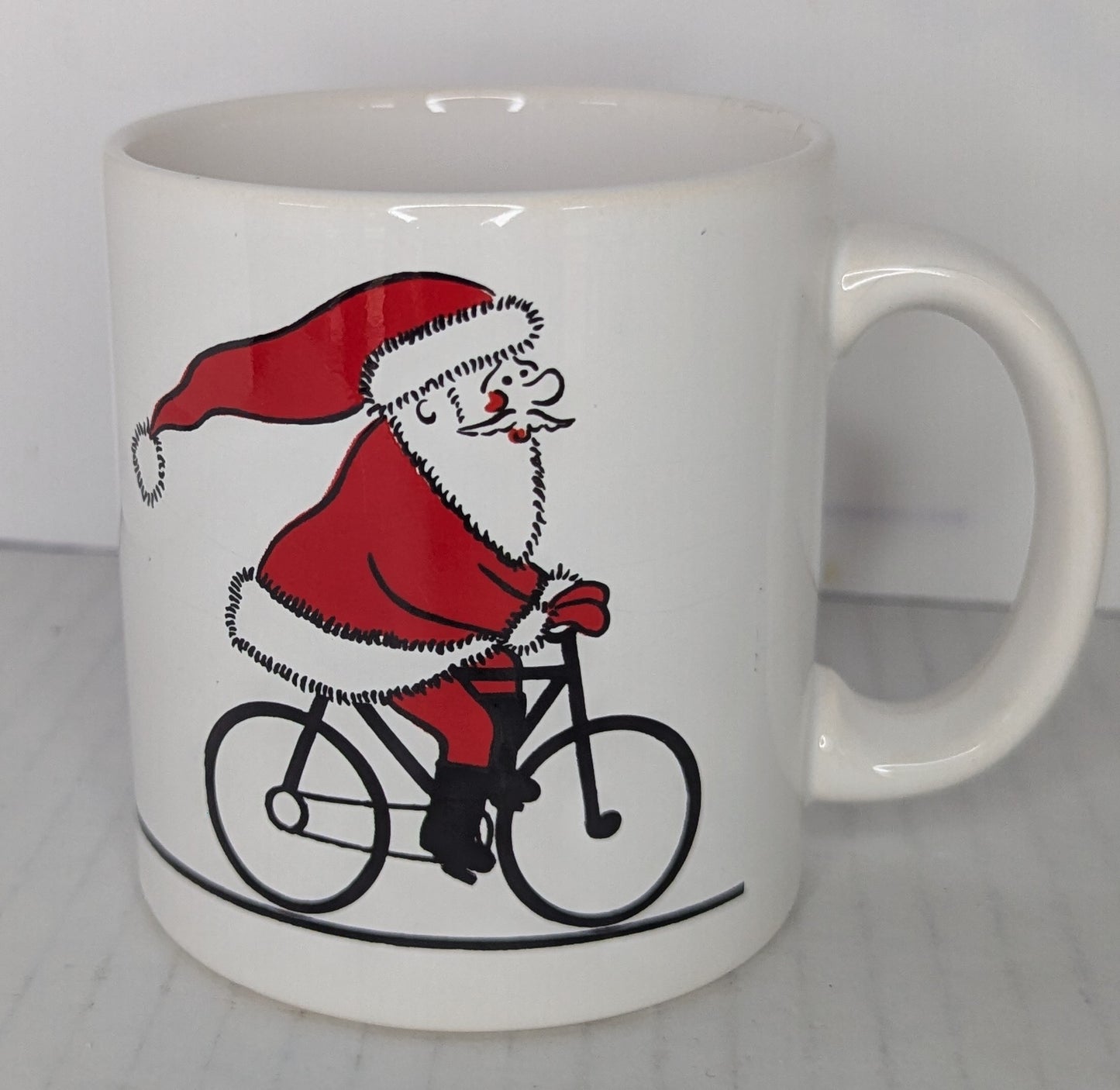 Waechtersbach Vintage Santa on Bicycle Cup
