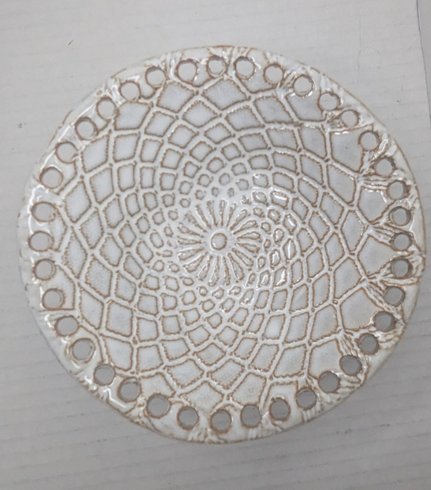 Tracy Shea Lace Pedestal Jewelry Stand