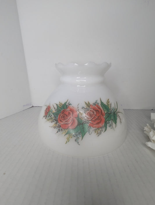 Vintage GWTW Style Hurricane Glass Globe/Lamp Shade