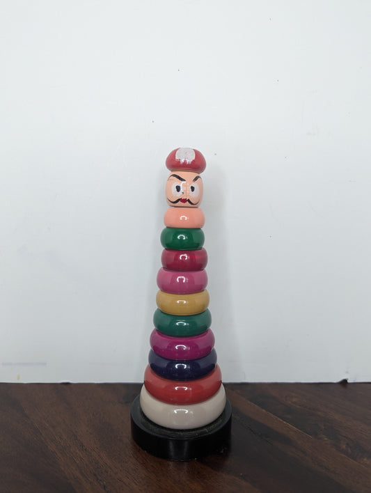 Stackable Wooden Figure Decor