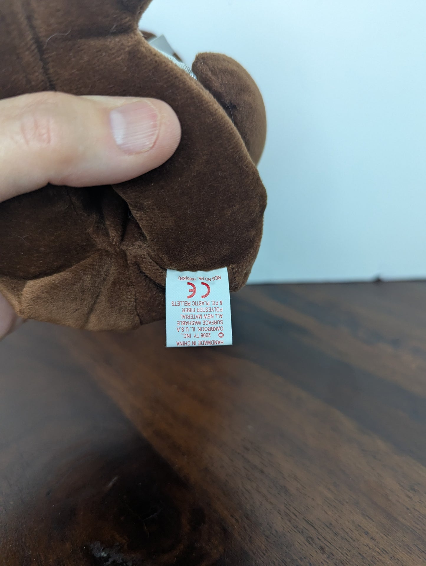 ty 100 years Hershey's Kiss Plush Cocoa Bean