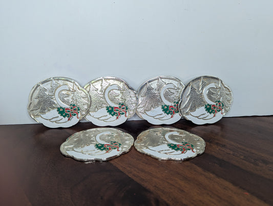 WM A Rogers Ltd. Holiday Collection Coasters