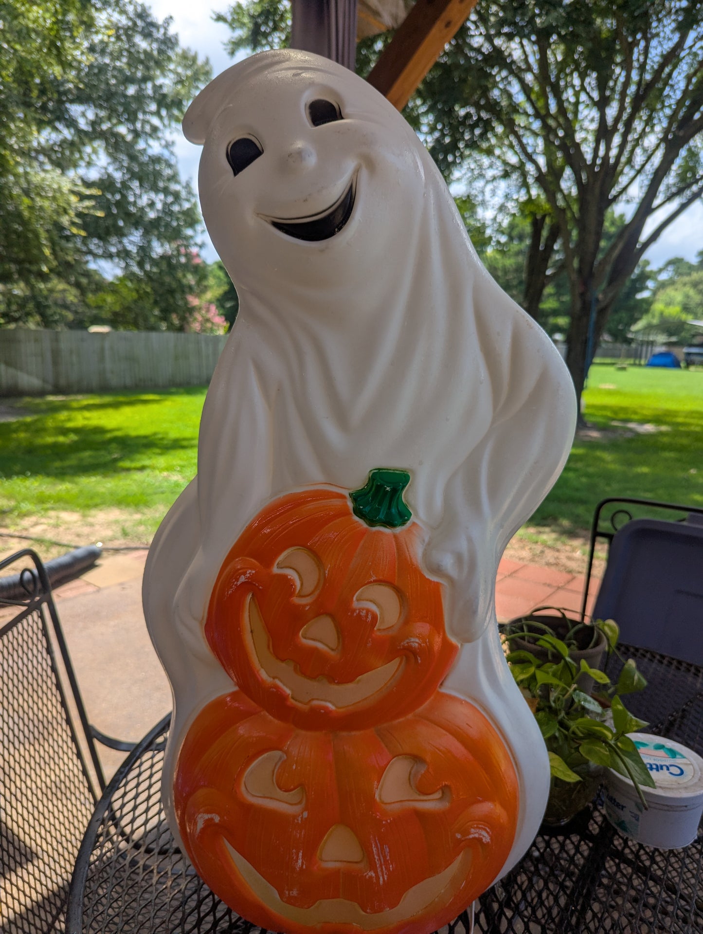 Grand Venture 1997 Halloween Blow Mold Ghost